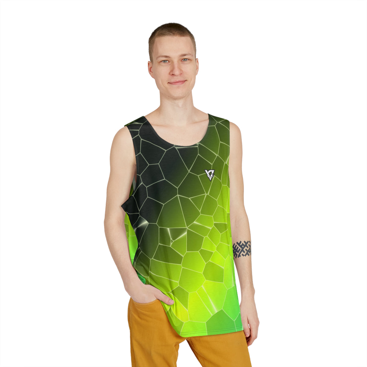 Volt Shatter Men's Athletic Tank