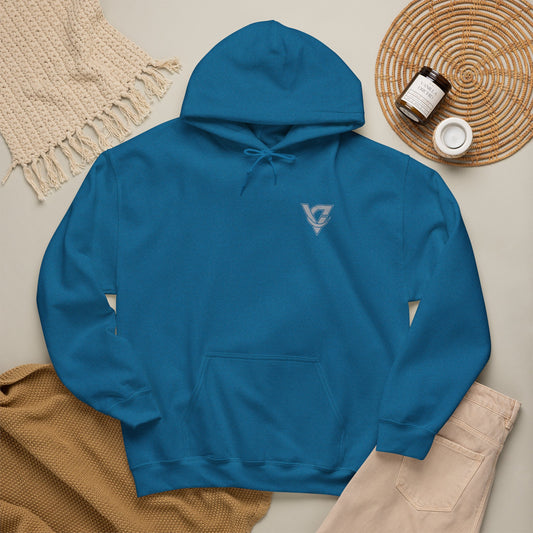 VANTACORE Vintage Logo Hoodie — Distressed Arch Back Pullover