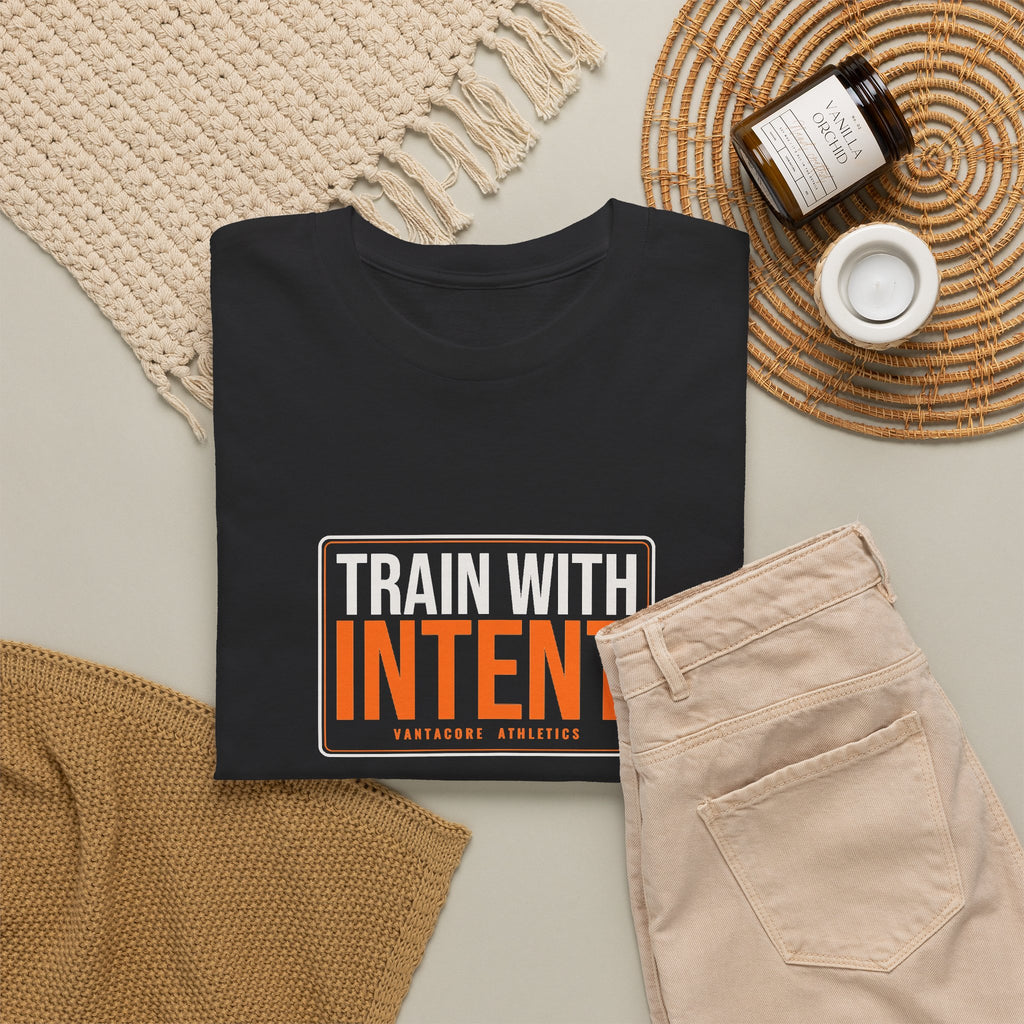 Train With Intent | Men's Graphic Gym T-Shirt
