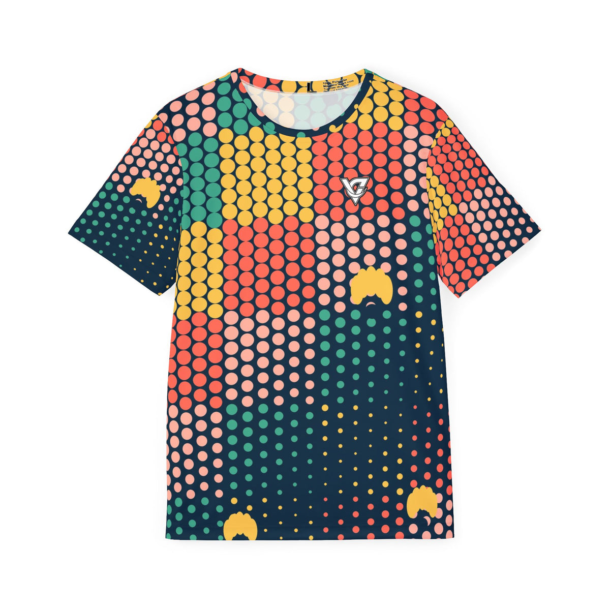 Yoga Coral Reef Halftone Pulse Men's Sports Jersey