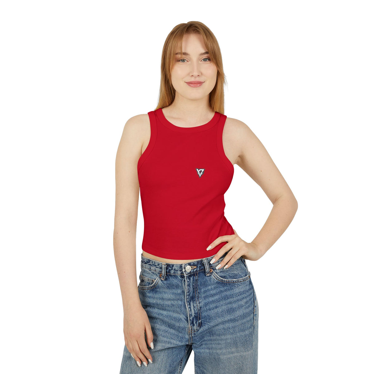 Classic V Chest Logo Women's Racerback Tank