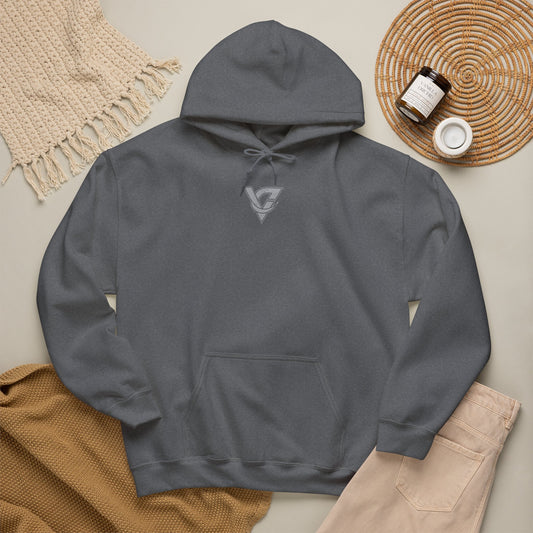 VANTACORE Vintage Logo Hoodie — Distressed Arch Back Pullover