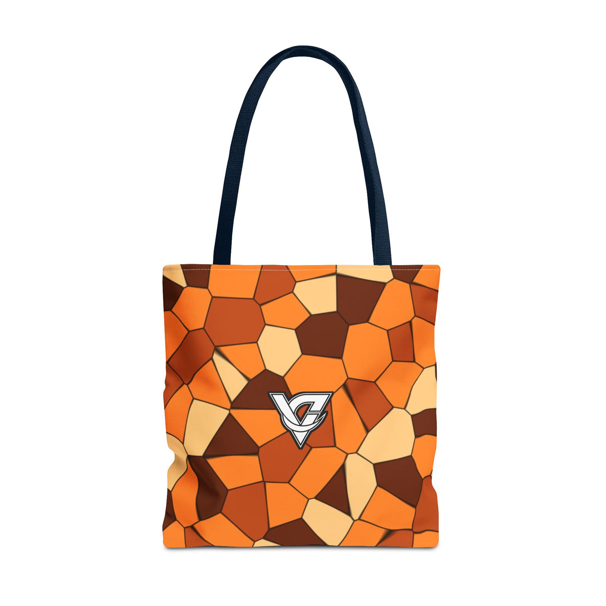 Pumpkin Mosaic Tote Bag — All-Over Print Gym & Everyday Tote