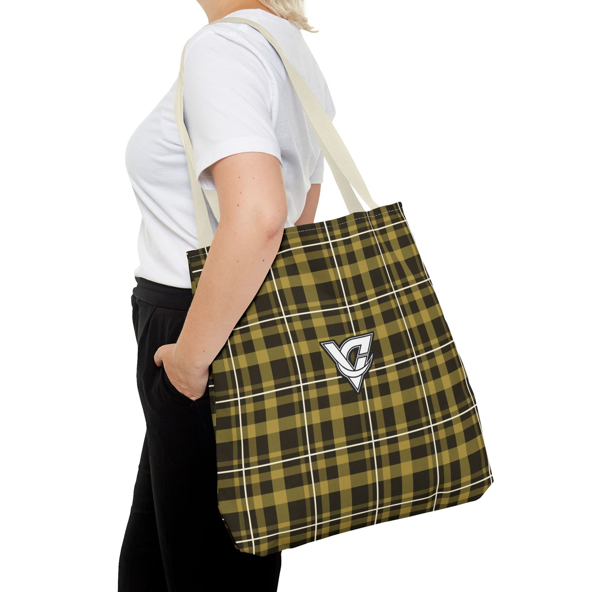 Hayride Flannel Tote Bag — All-Over Print Gym & Everyday Tote