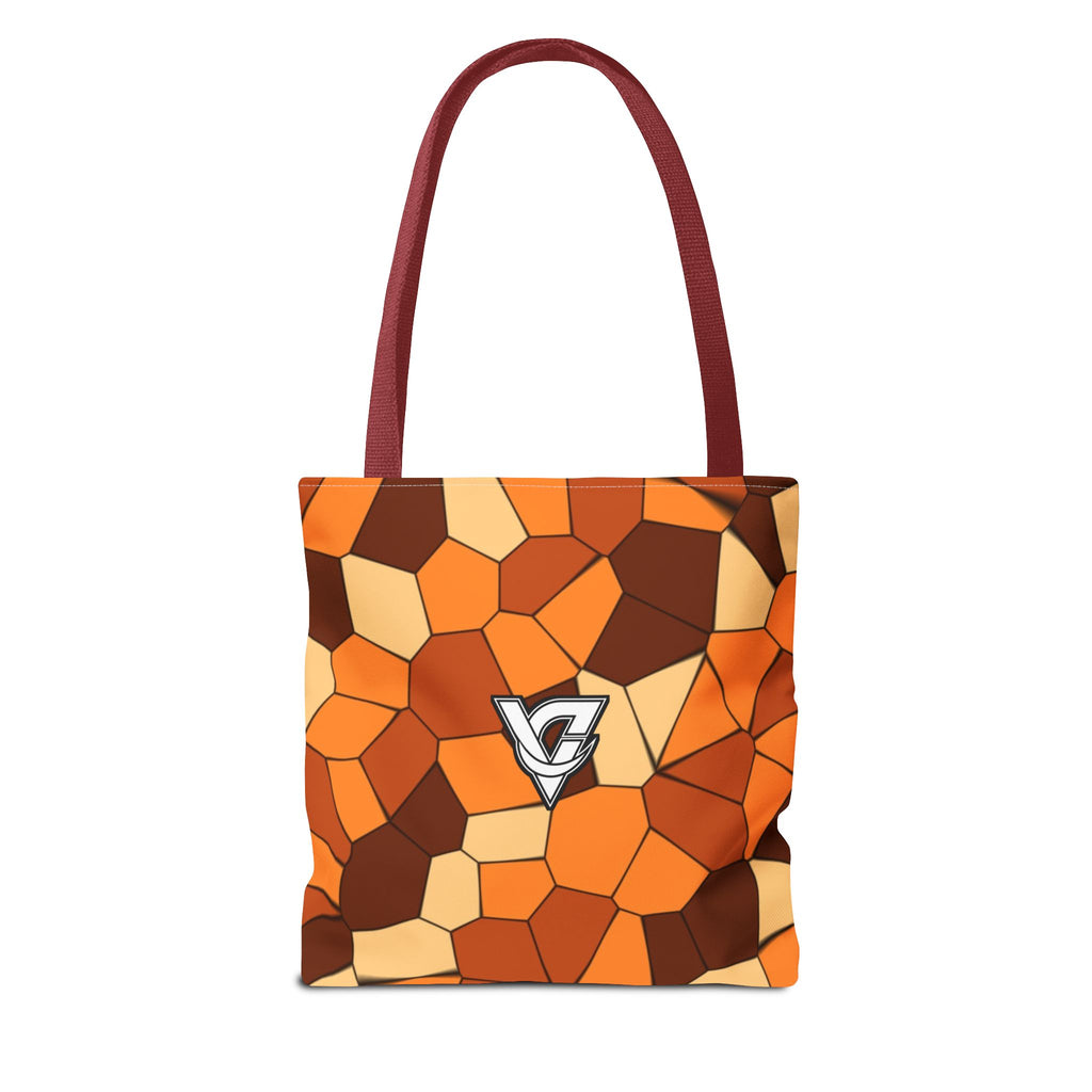 Pumpkin Mosaic Tote Bag — All-Over Print Gym & Everyday Tote
