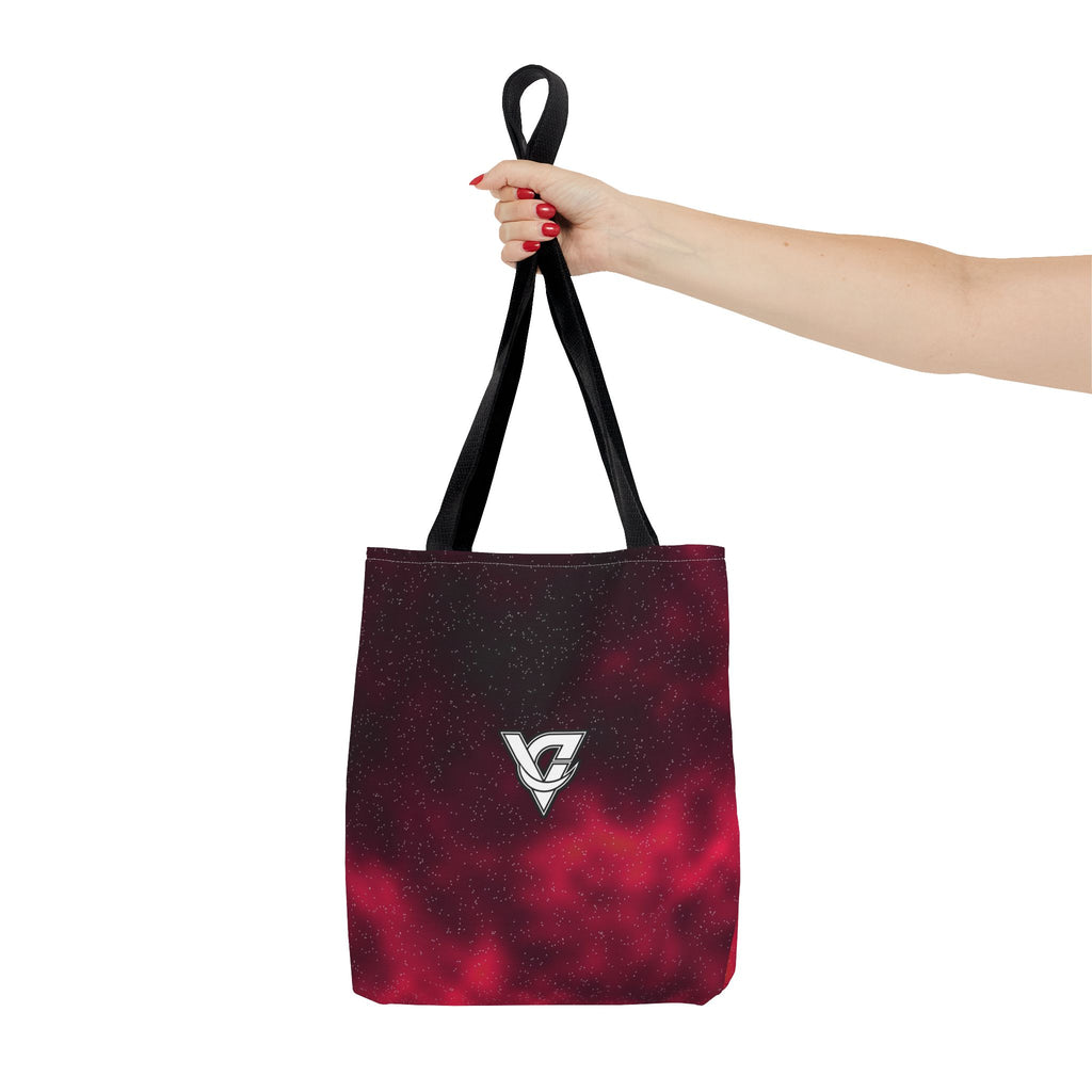 Infrared Galaxy Tote Bag — All-Over Print Gym & Everyday Tote