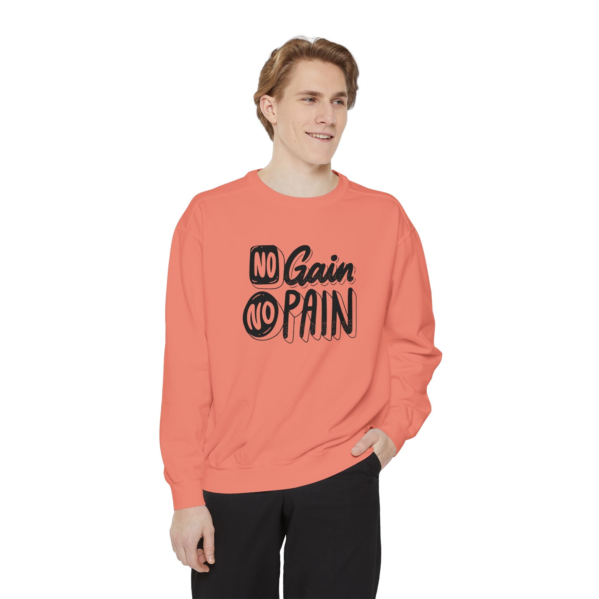 No Gain No Pain Sweatshirt | Motivational Fitness Crewneck