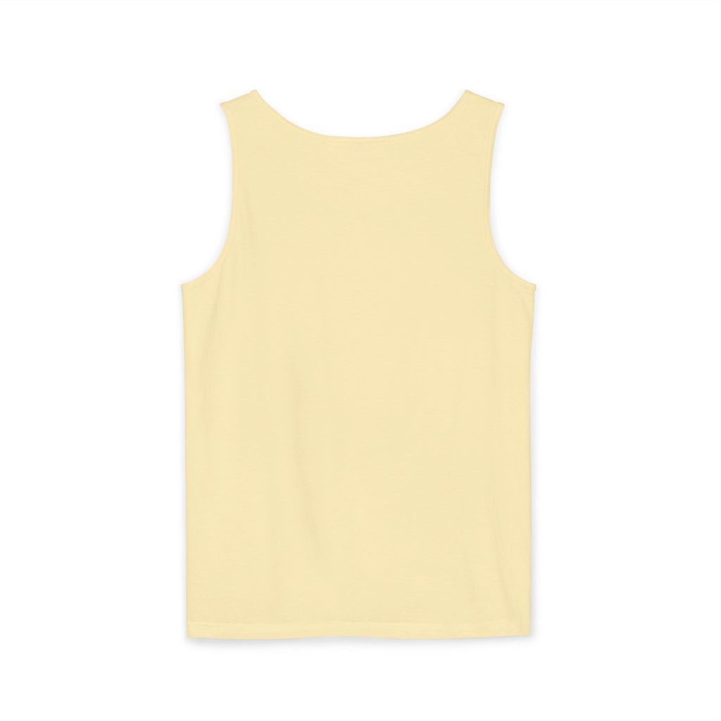 Minimal Geometric Triangle Logo Tank Top | Chest Emblem