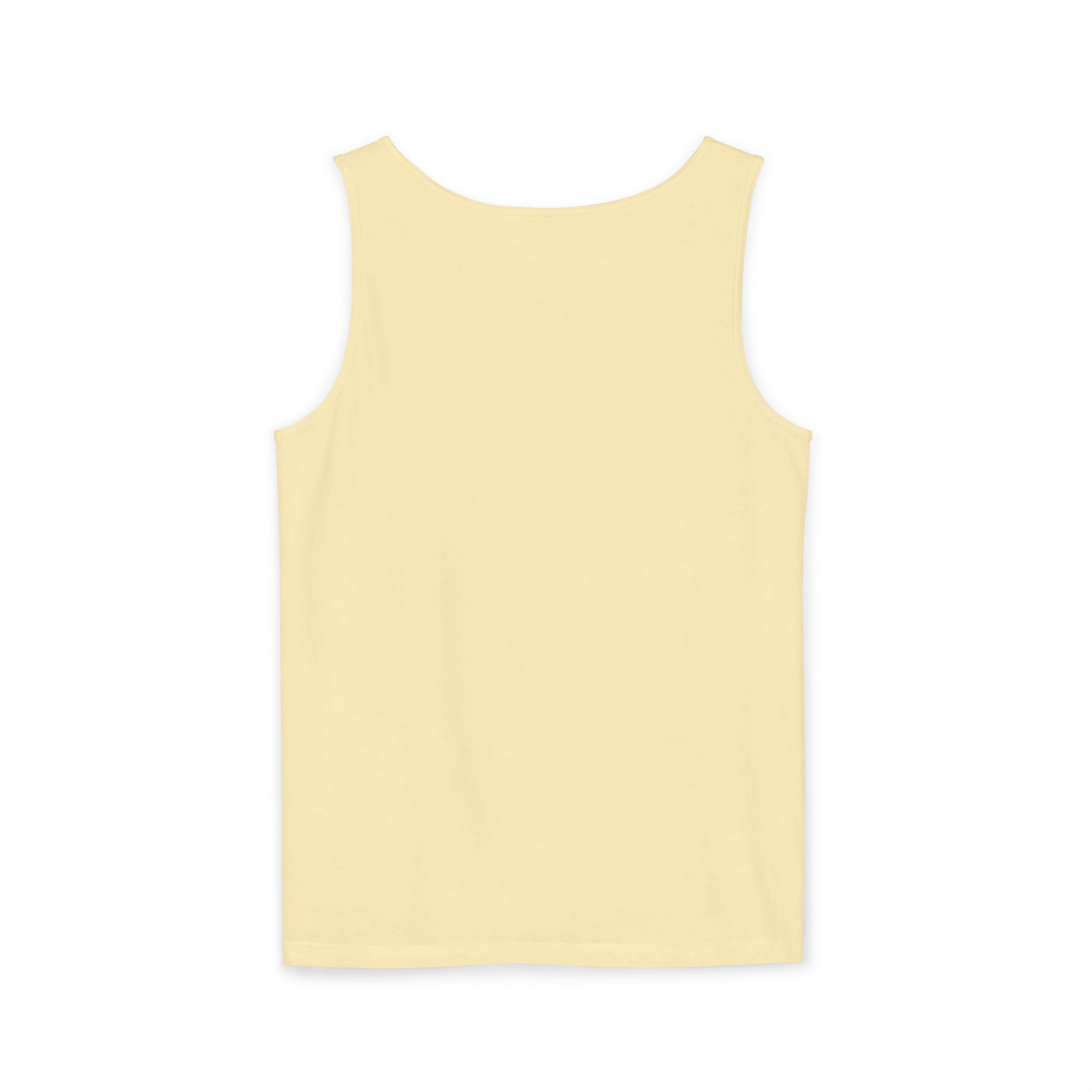 Minimal Geometric Triangle Logo Tank Top | Chest Emblem