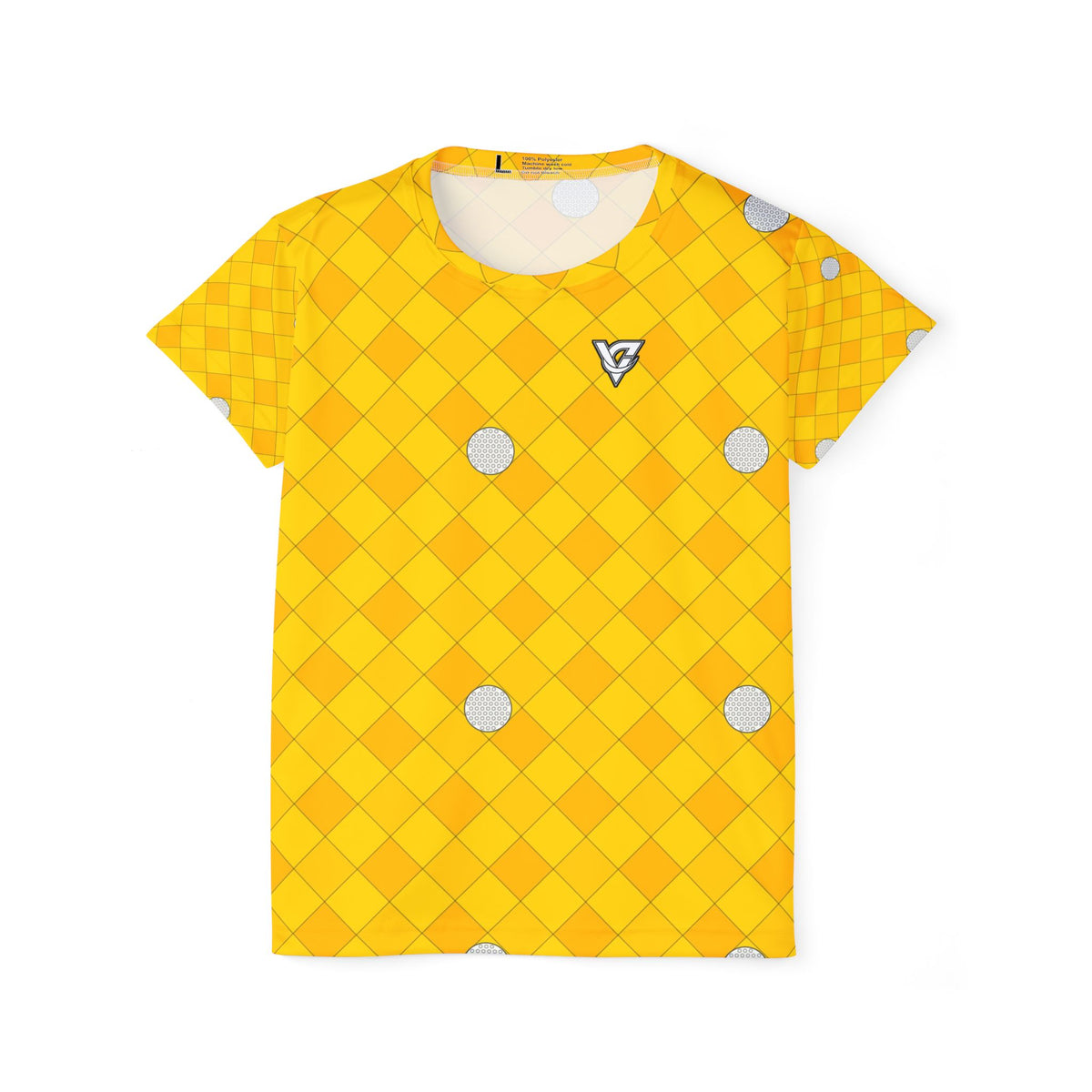Golf Neon Citrus Dimple Links Women's Sports Jersey