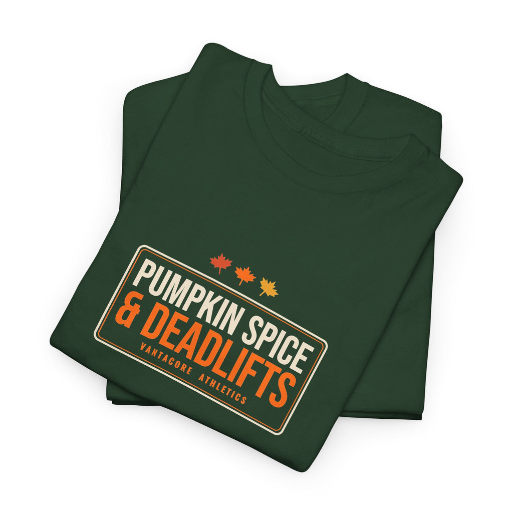 Pumpkin Spice & Deadlifts | Men's Graphic Gym T-Shirt