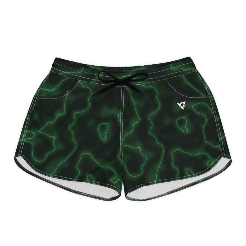 Women's Multipurpose Athletic Shorts with Pockets | Jungle Marble