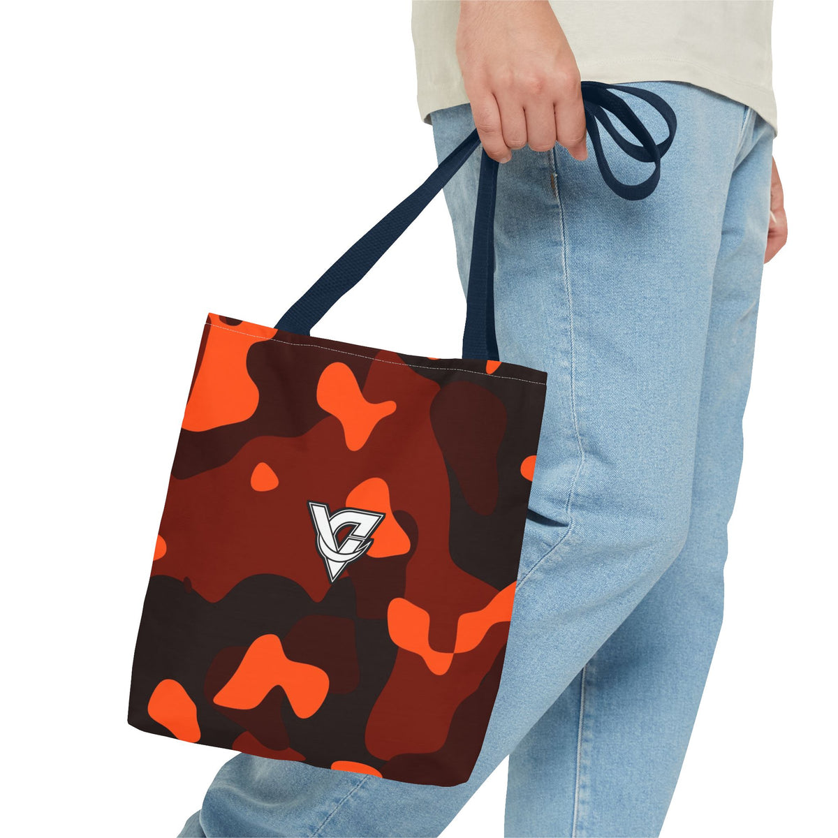 Ember Camo Tote Bag — All-Over Print Gym & Everyday Tote
