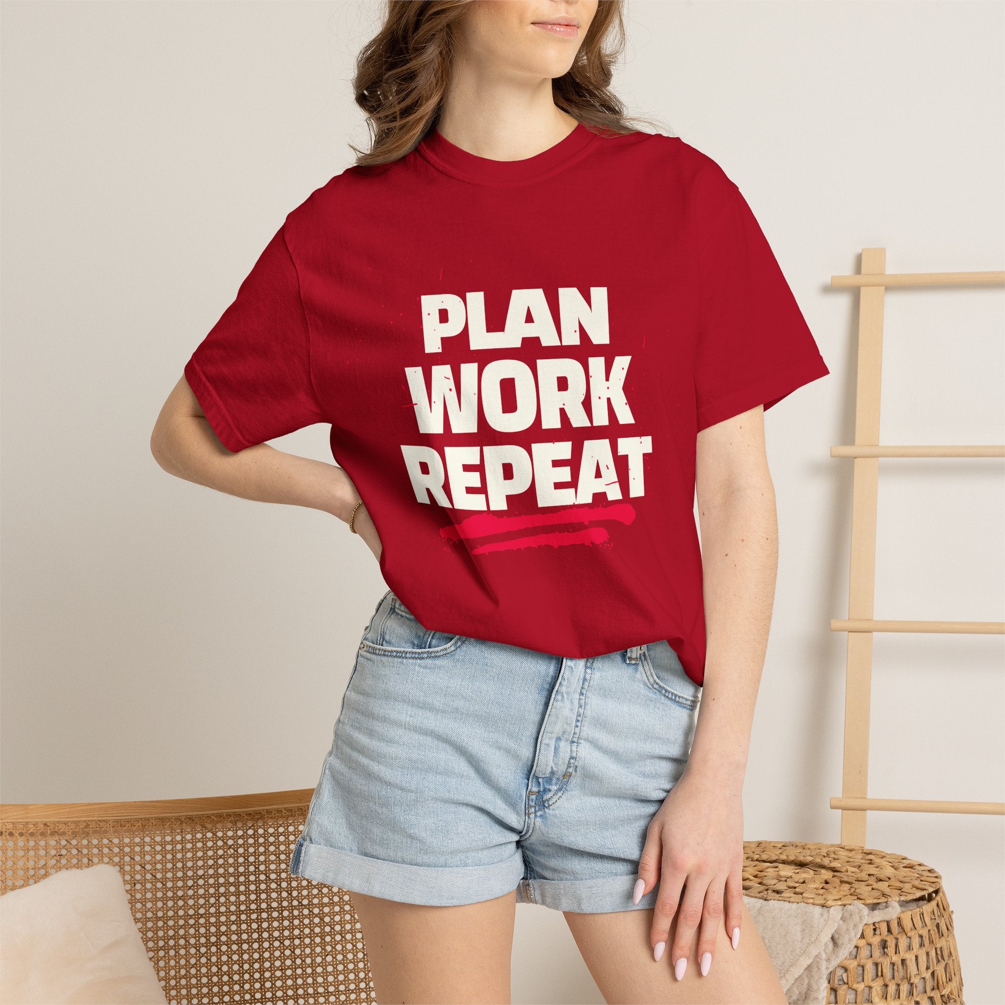 Plan Work Repeat | Graphic T-Shirt