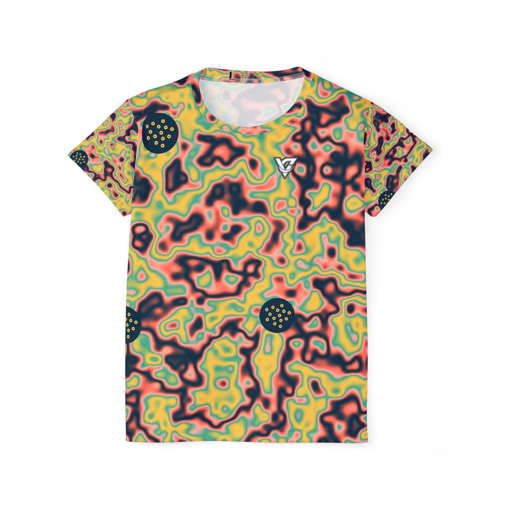 Golf Coral Reef Marble Flow Women's Sports Jersey