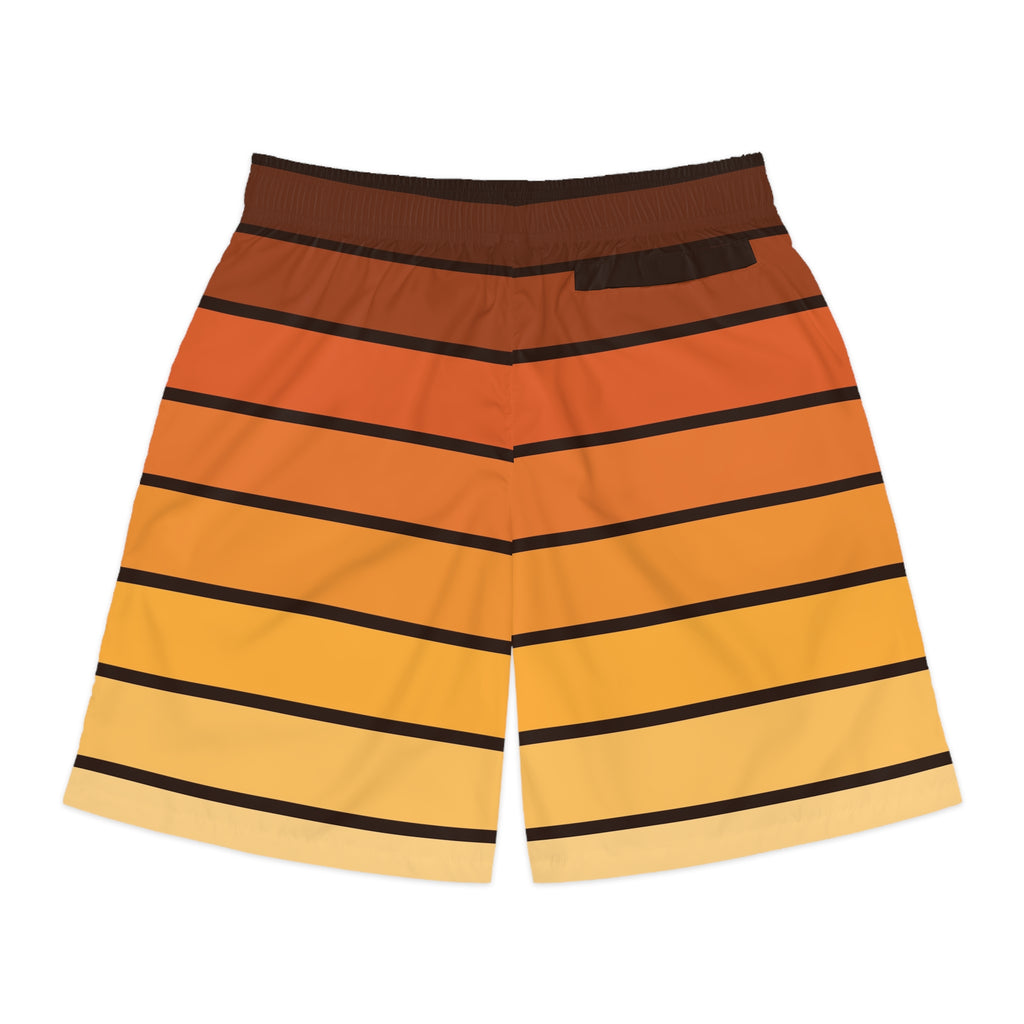 Men's Golden Hour Horizon Performance Jogger Athletic Shorts with Pockets