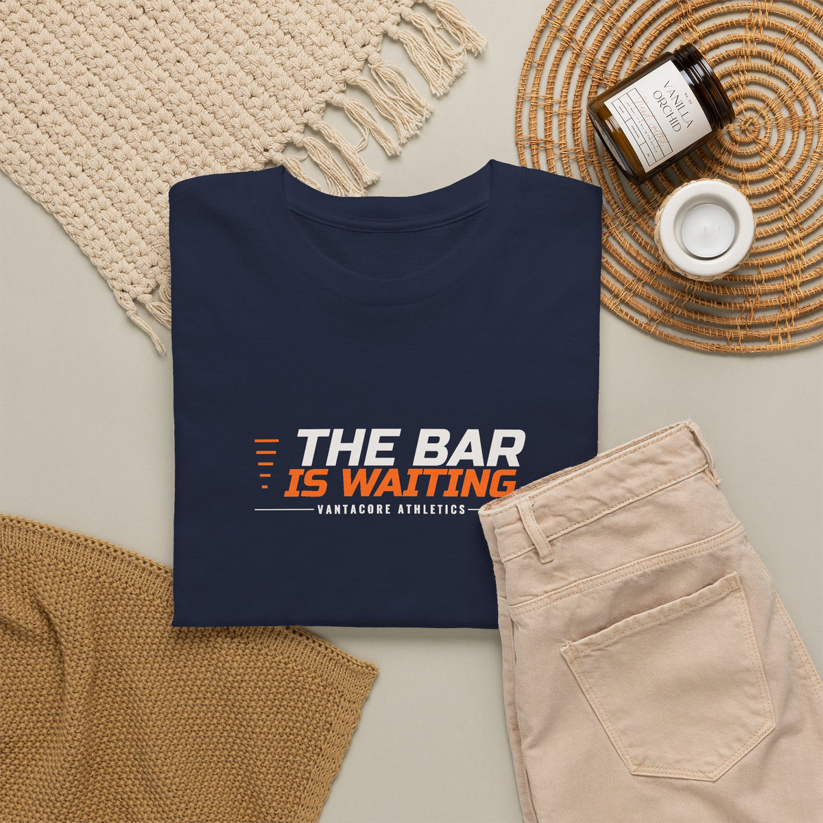 The Bar Is Waiting | Men's Graphic Gym T-Shirt