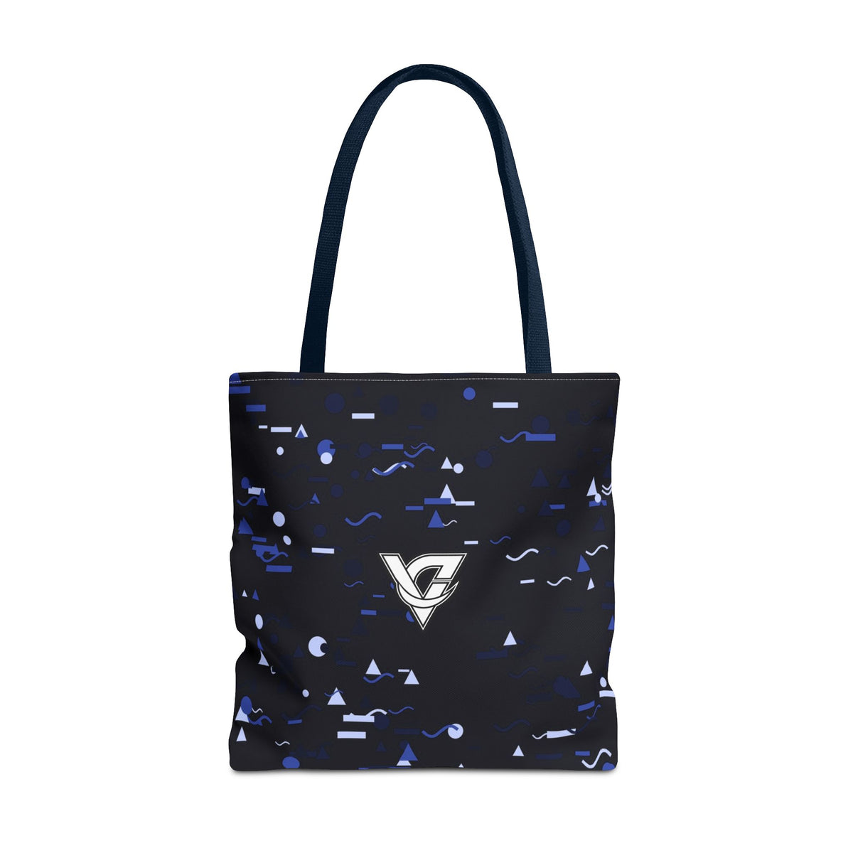 Midnight Confetti Tote Bag — All-Over Print Gym & Everyday Tote