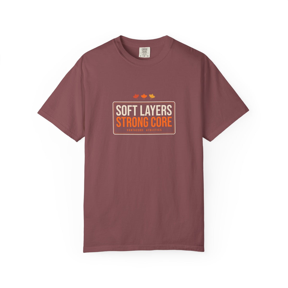 Soft Layers Strong Core | Women's Garment-Dyed Graphic Tee