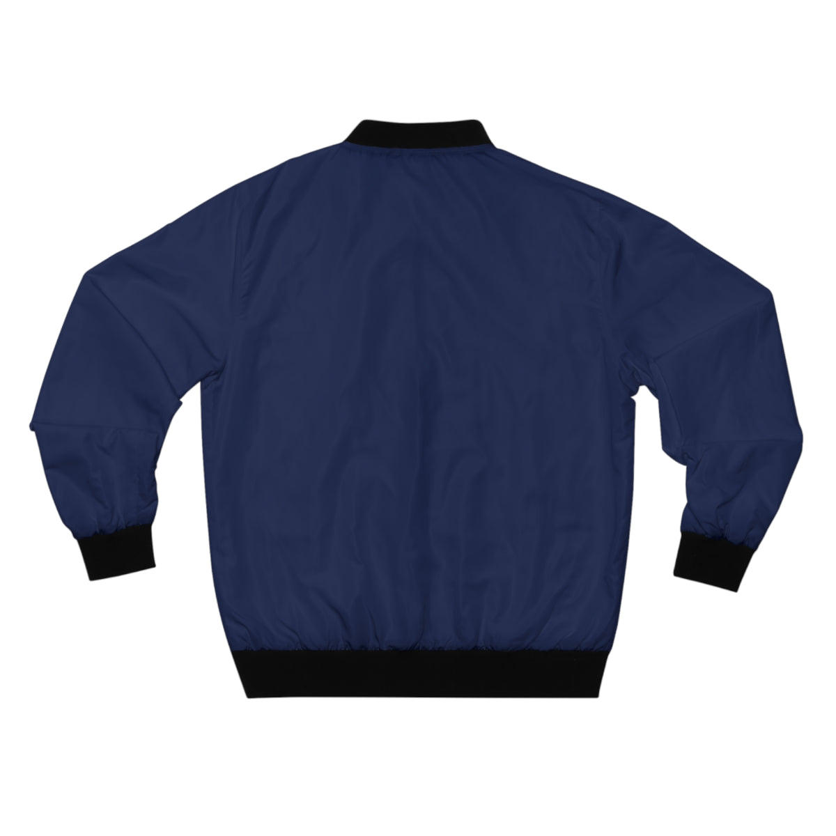 Men's Earn It Bomber Jacket – Navy Motivational Gym Jacket