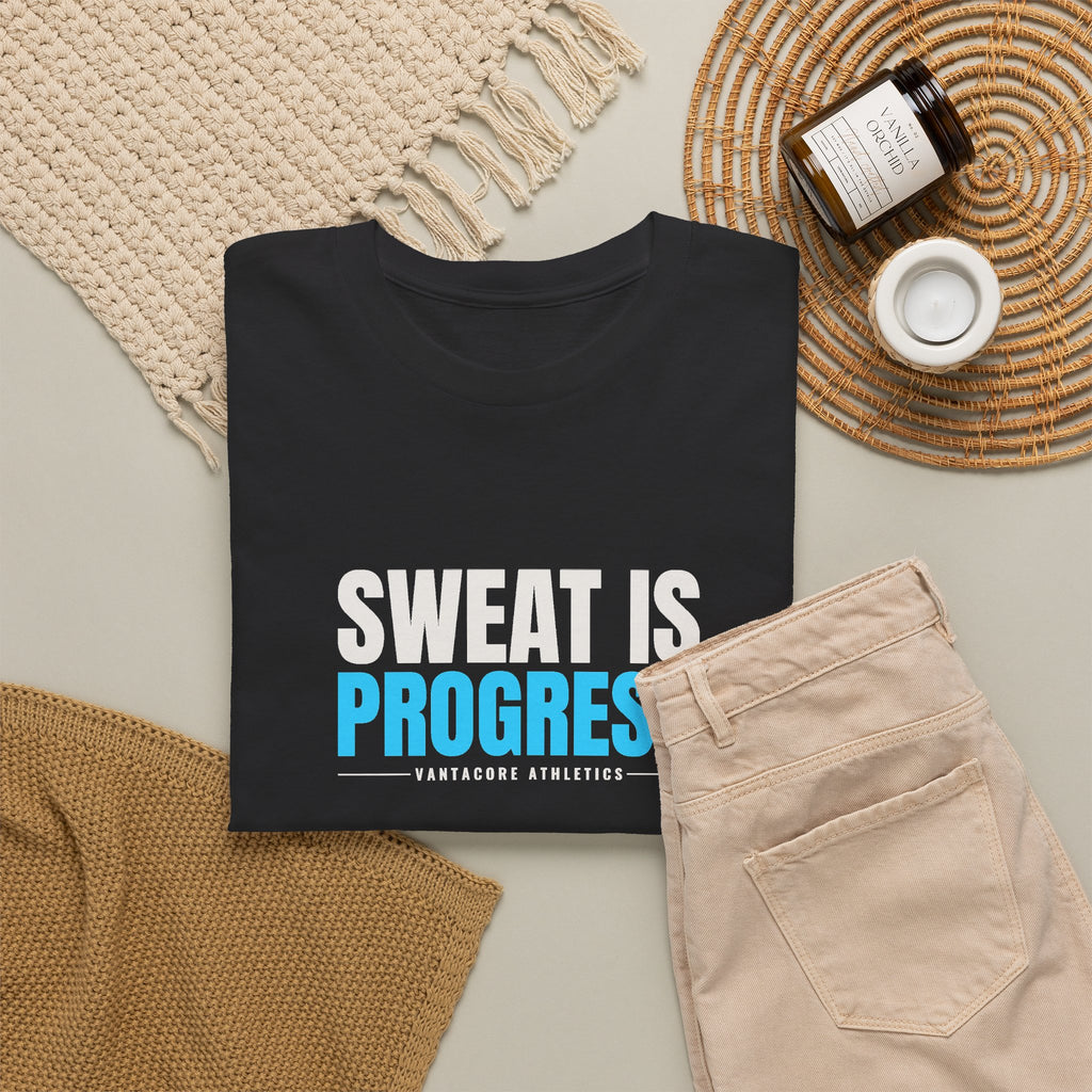 Sweat Is Progress | Men's Graphic Gym T-Shirt