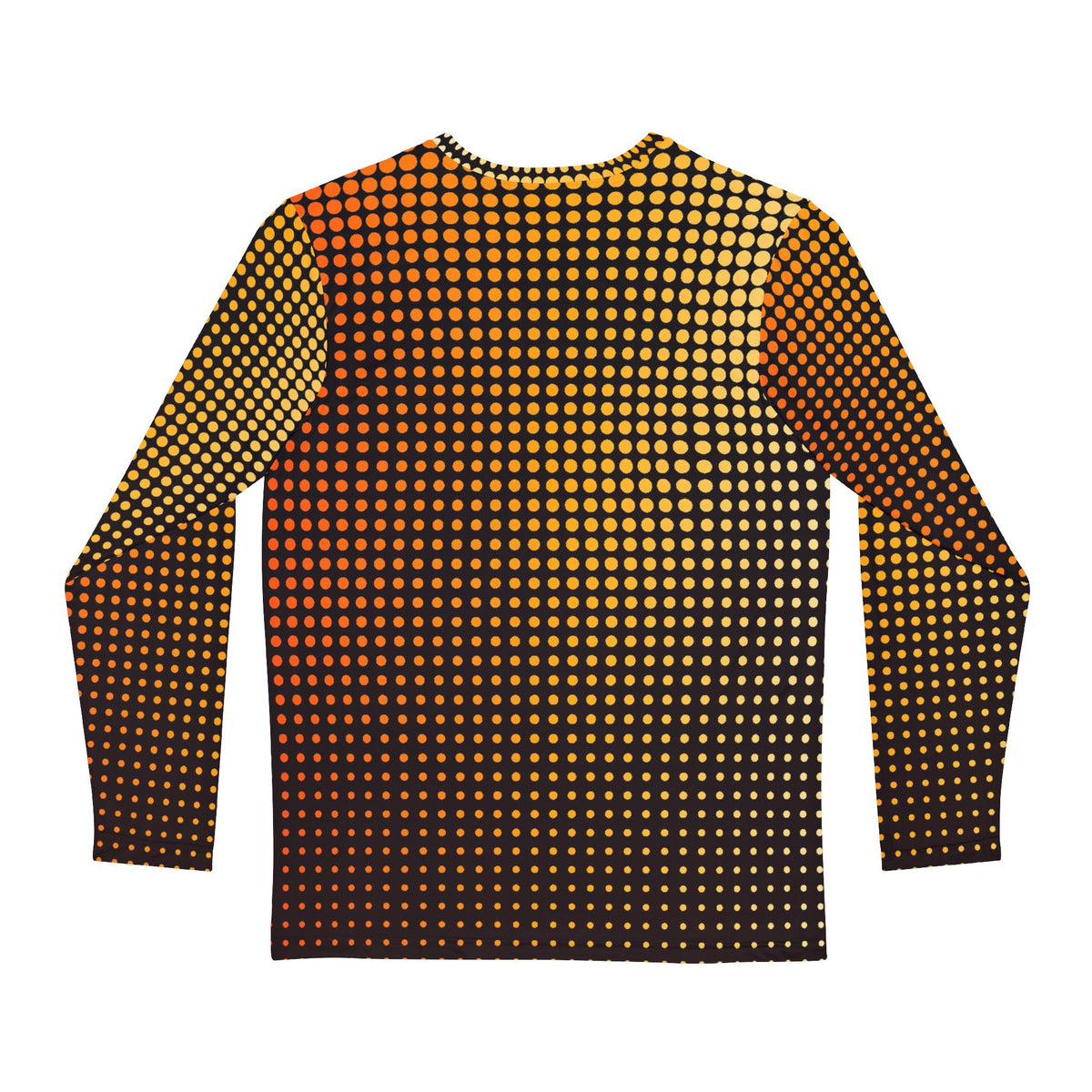 Blaze Halftone Men's Long Sleeve Athletic Shirt