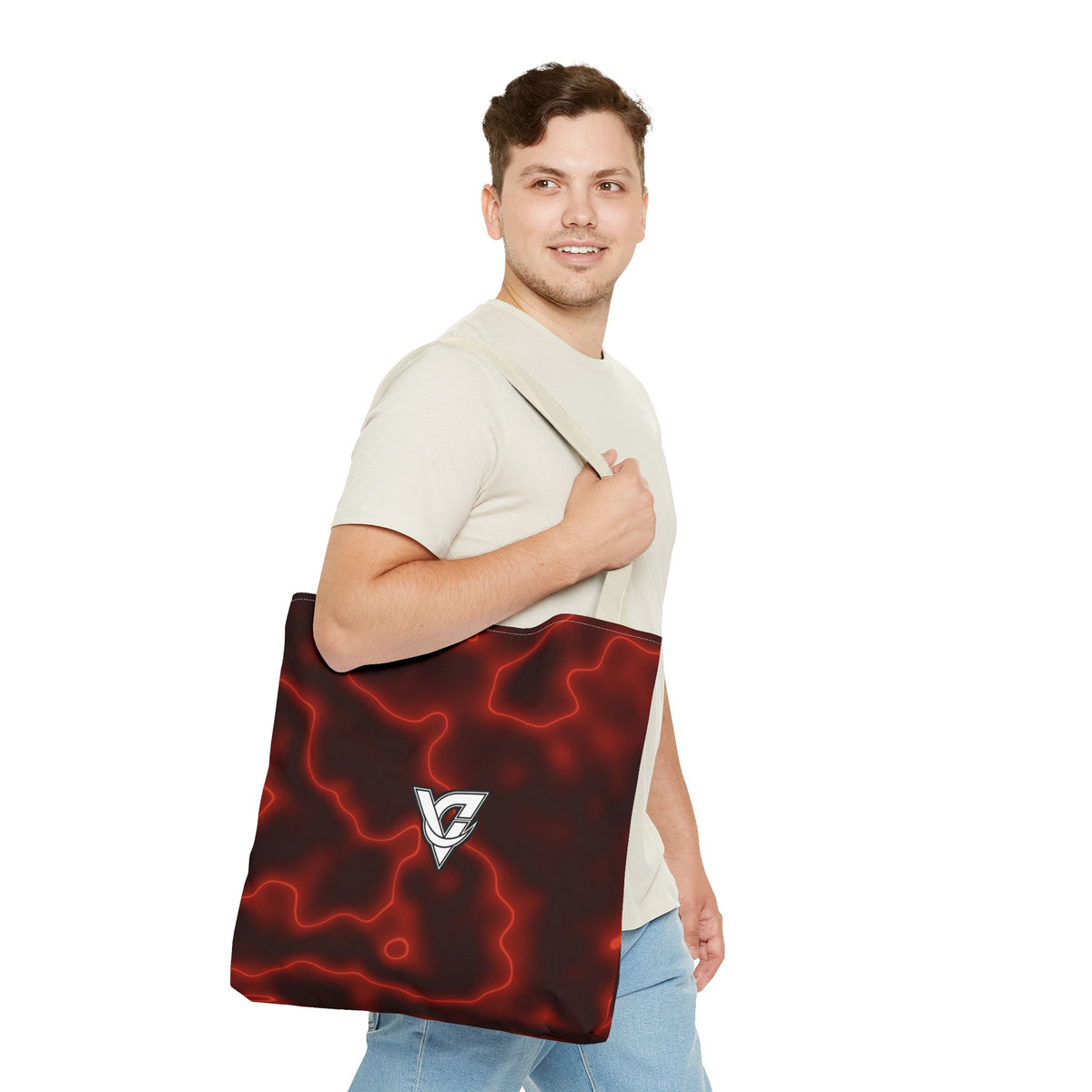Maple Marble Tote Bag — All-Over Print Gym & Everyday Tote