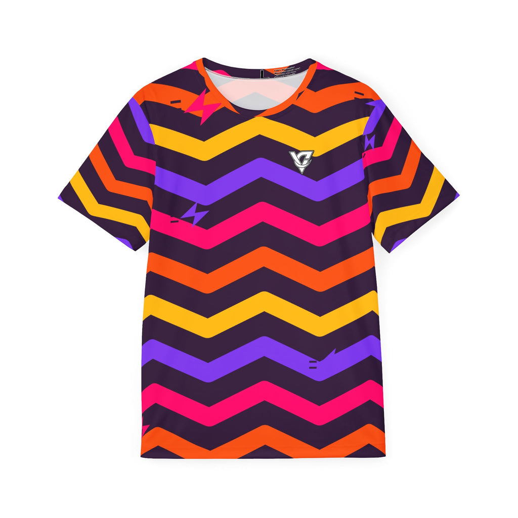 Running Berry Blast Chevron Rush Men's Sports Jersey