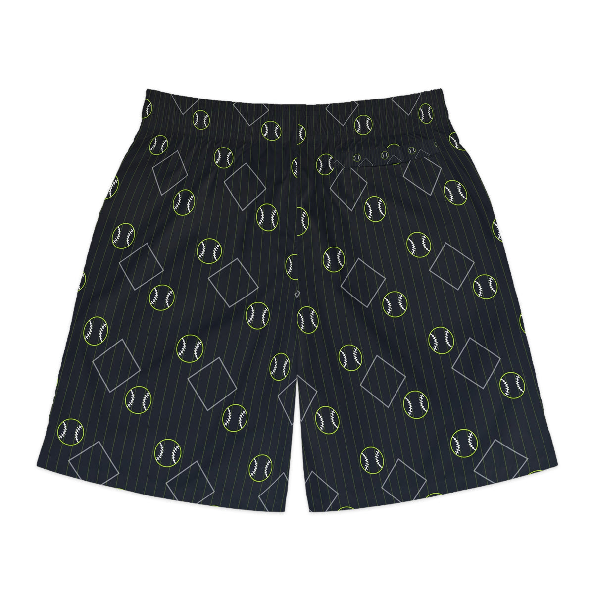 Baseball & Softball Volt Night Diamond Stitch Men's Athletic Shorts with Pockets