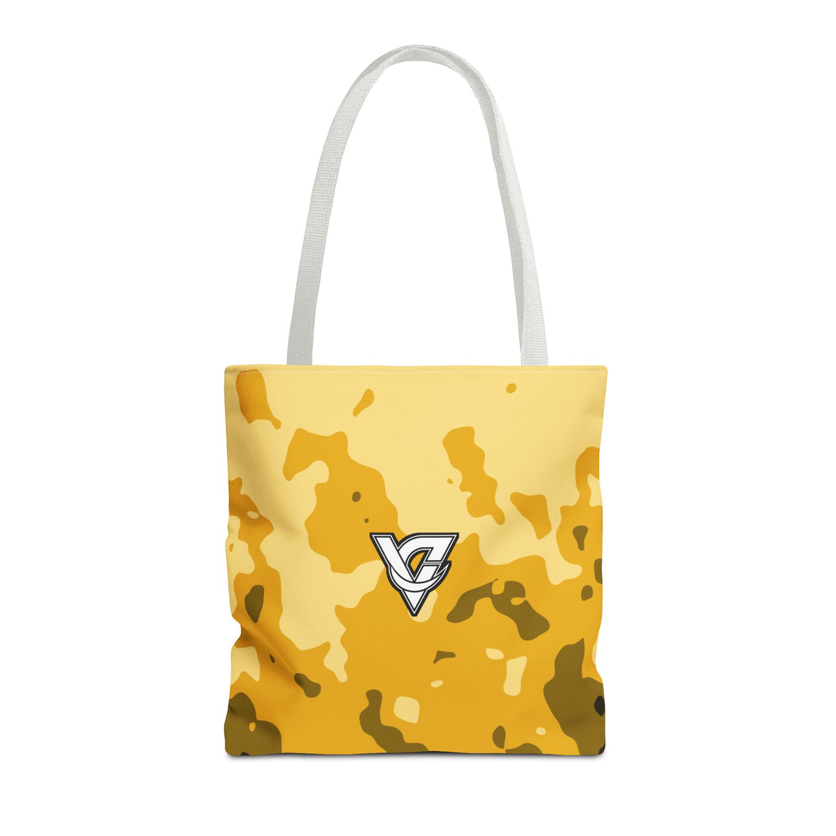 Mustard Magma Tote Bag — All-Over Print Gym & Everyday Tote