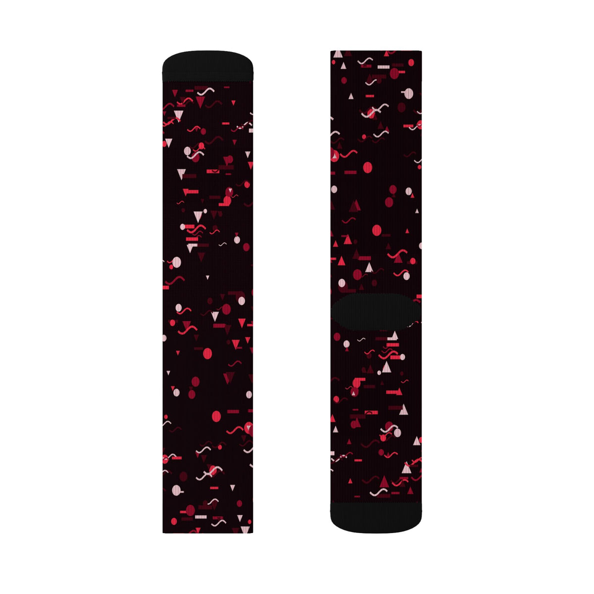 Cherry Confetti Athletic Crew Socks
