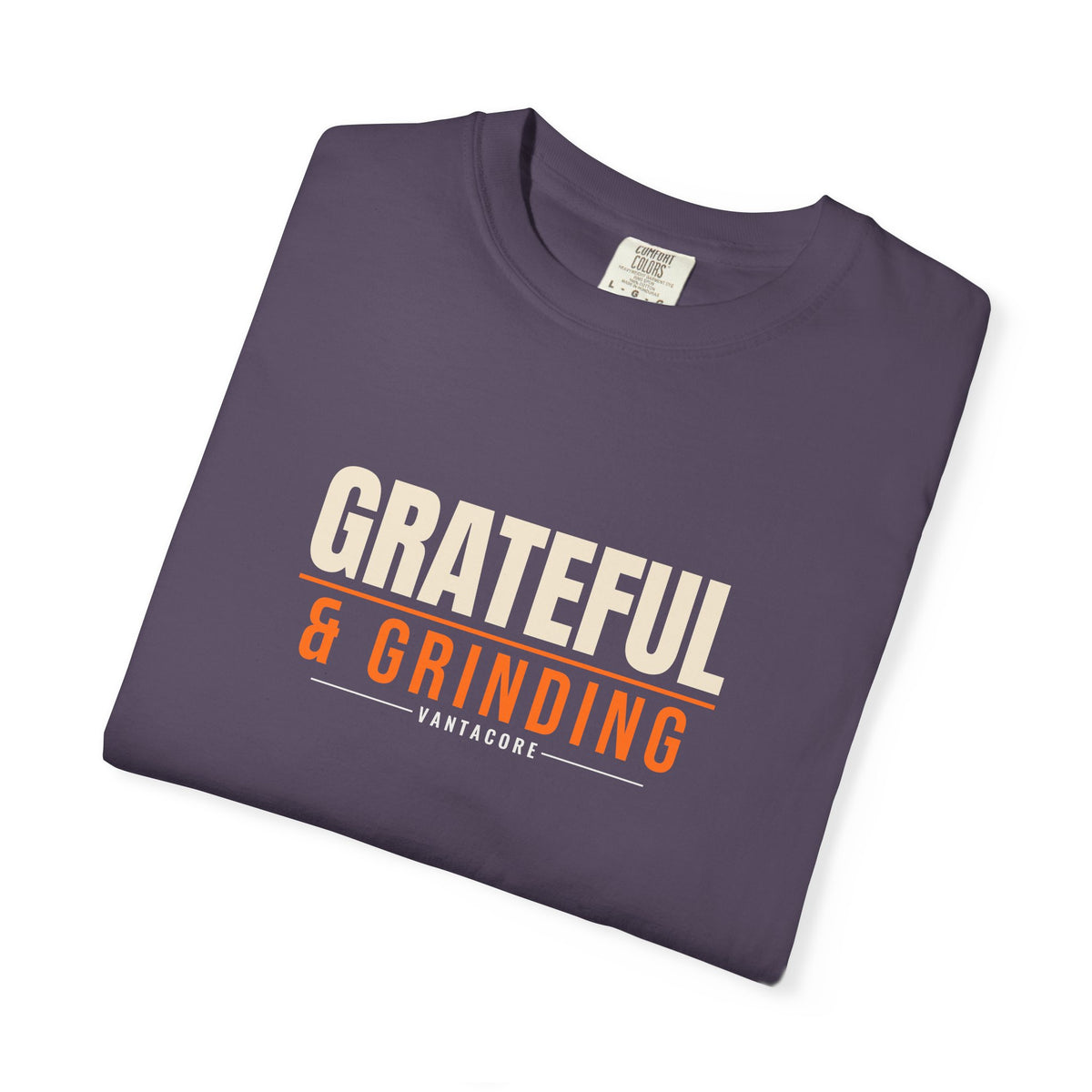 Grateful & Grinding | Women's Garment-Dyed Graphic Tee