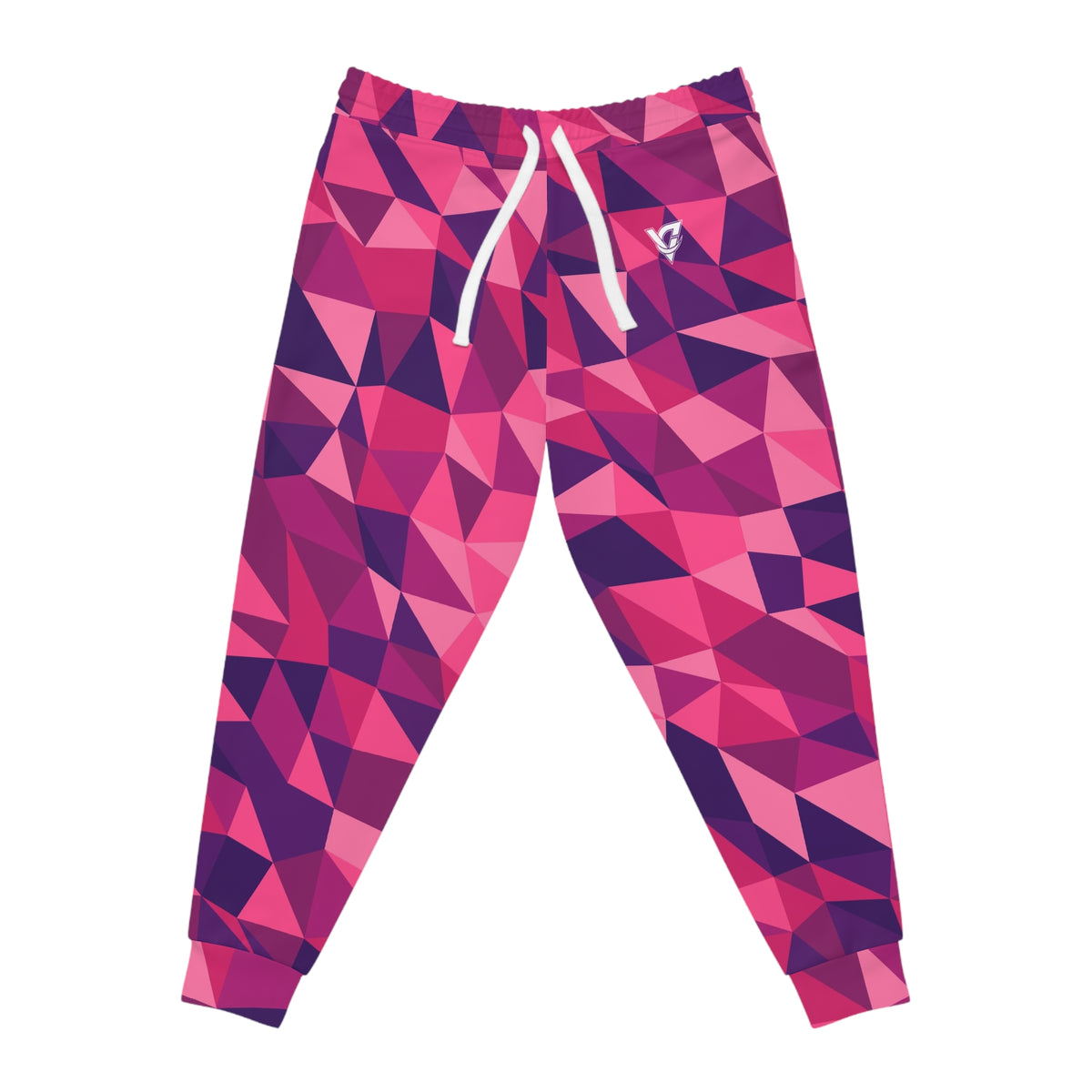 Women's Berry Mosaic Joggers – Colorful All-Over Print Athletic Jogger Pants