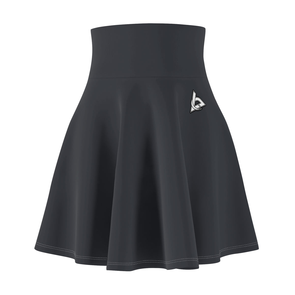 Vantacore Solid Charcoal Women's Athletic Skater Skirt