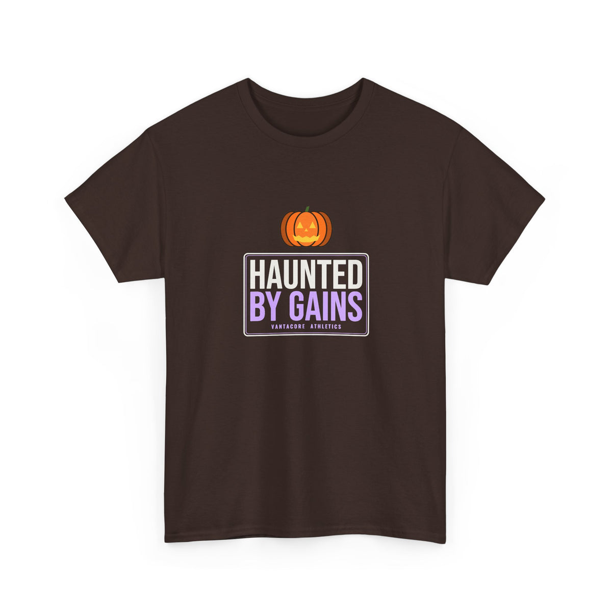 Haunted By Gains | Men's Halloween Graphic Gym T-Shirt