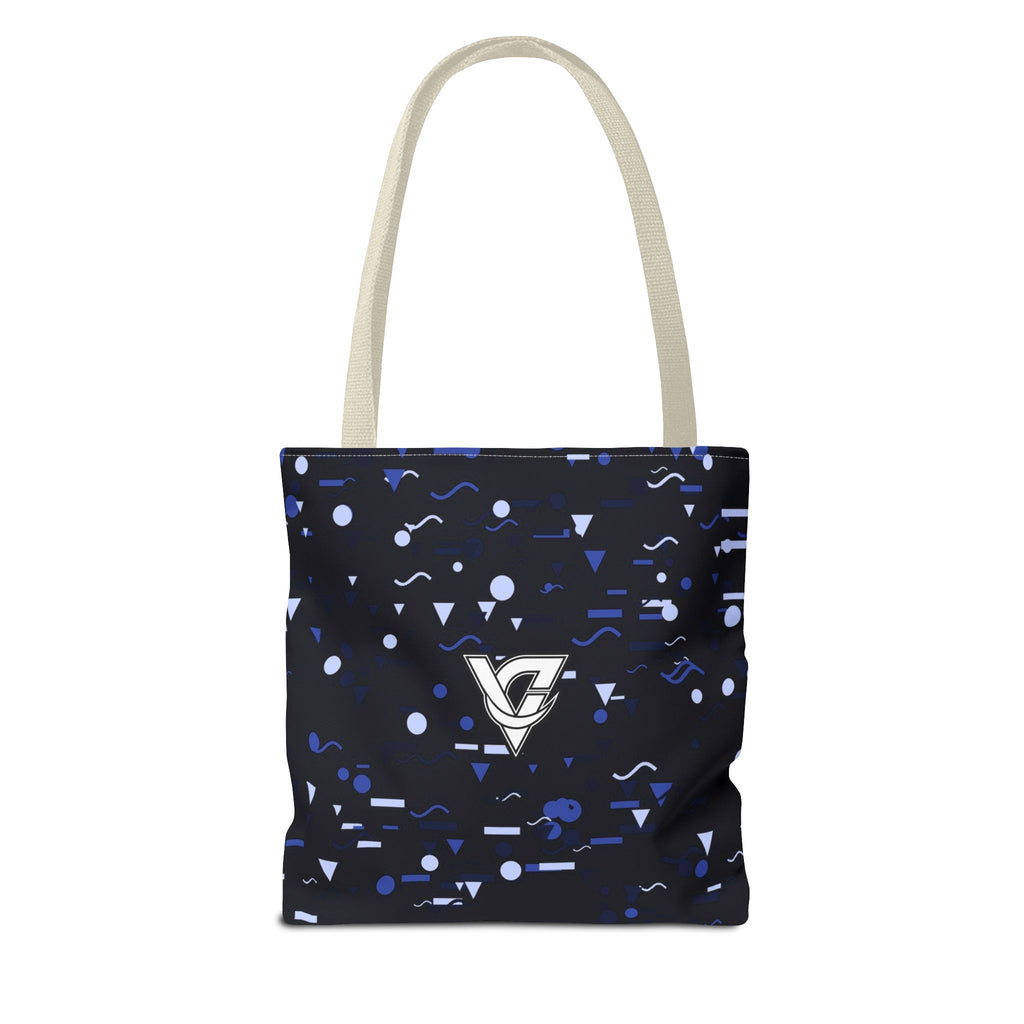 Midnight Confetti Tote Bag — All-Over Print Gym & Everyday Tote