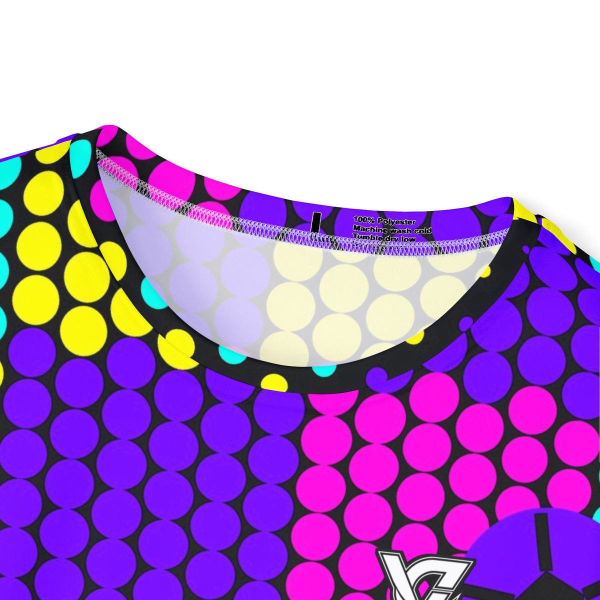 Soccer Midnight Neon Halftone Pulse Men's Sports Jersey