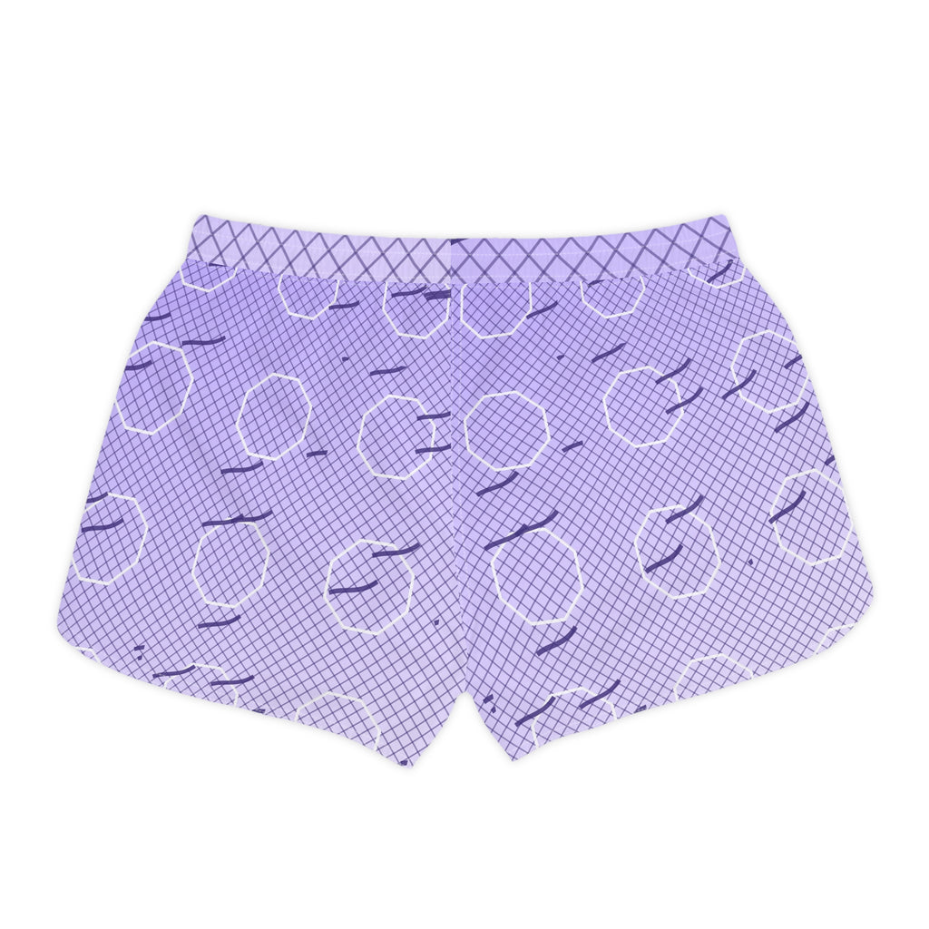 Combat Sports Lavender Mist Cage Mesh Women's Athletic Shorts with Pockets