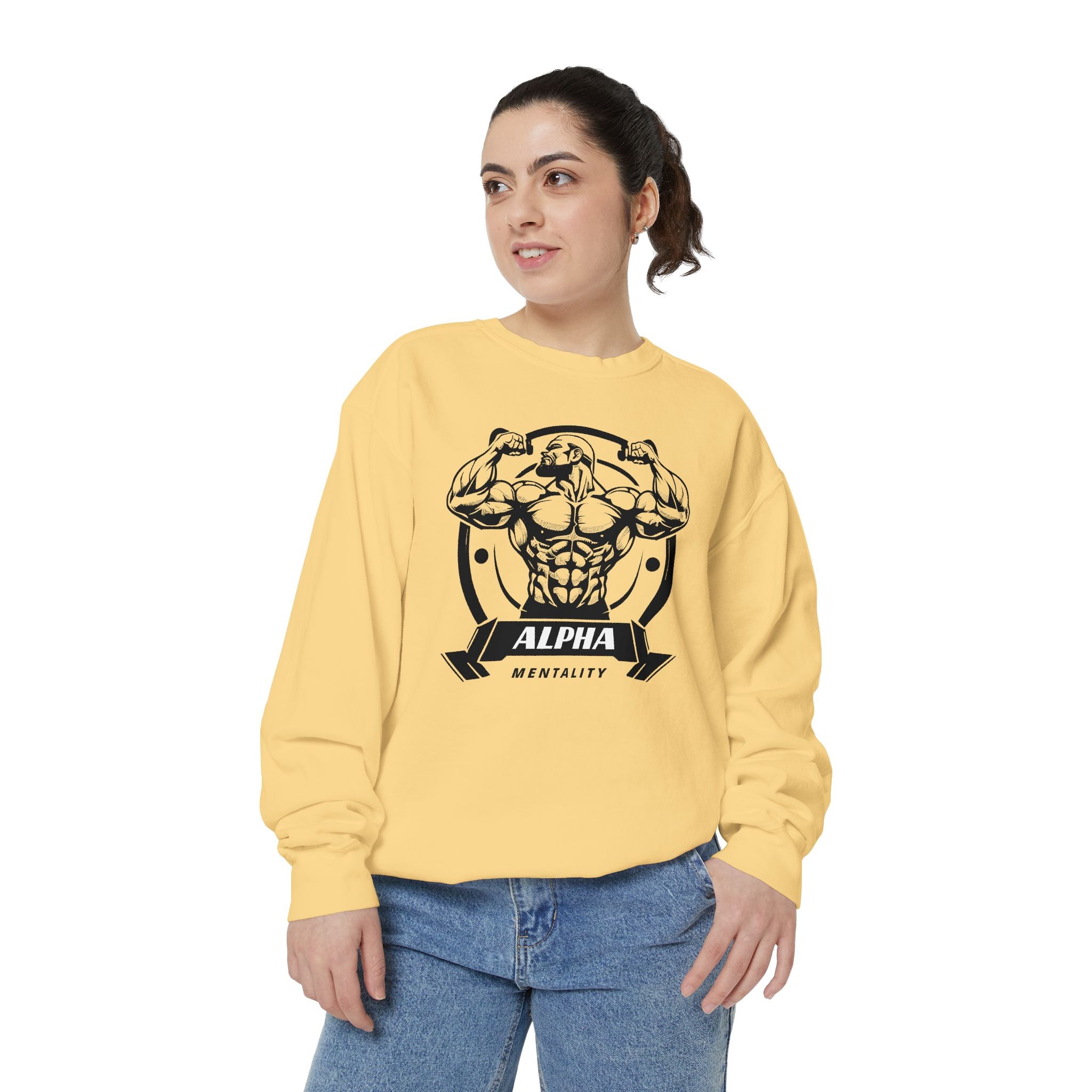 Alpha Mentality Sweatshirt | Muscular Gym Crewneck