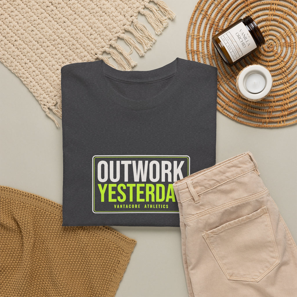 Outwork Yesterday | Men's Graphic Gym T-Shirt
