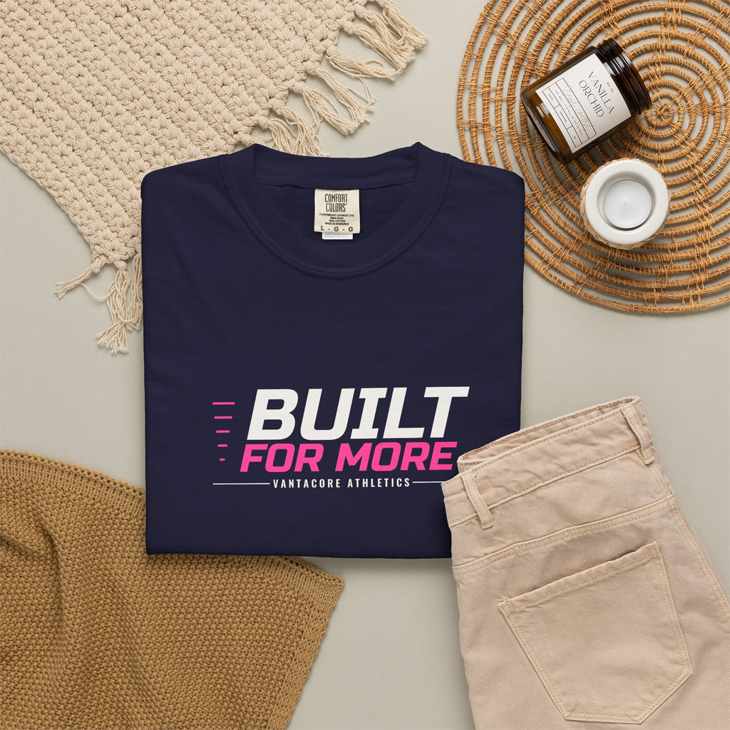 Built For More | Women's Garment-Dyed Graphic Tee