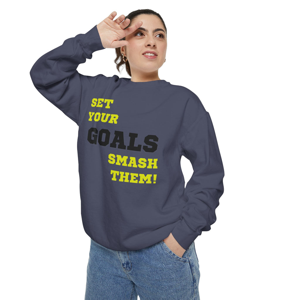 Set Goals | Motivational Crewneck Sweatshirt