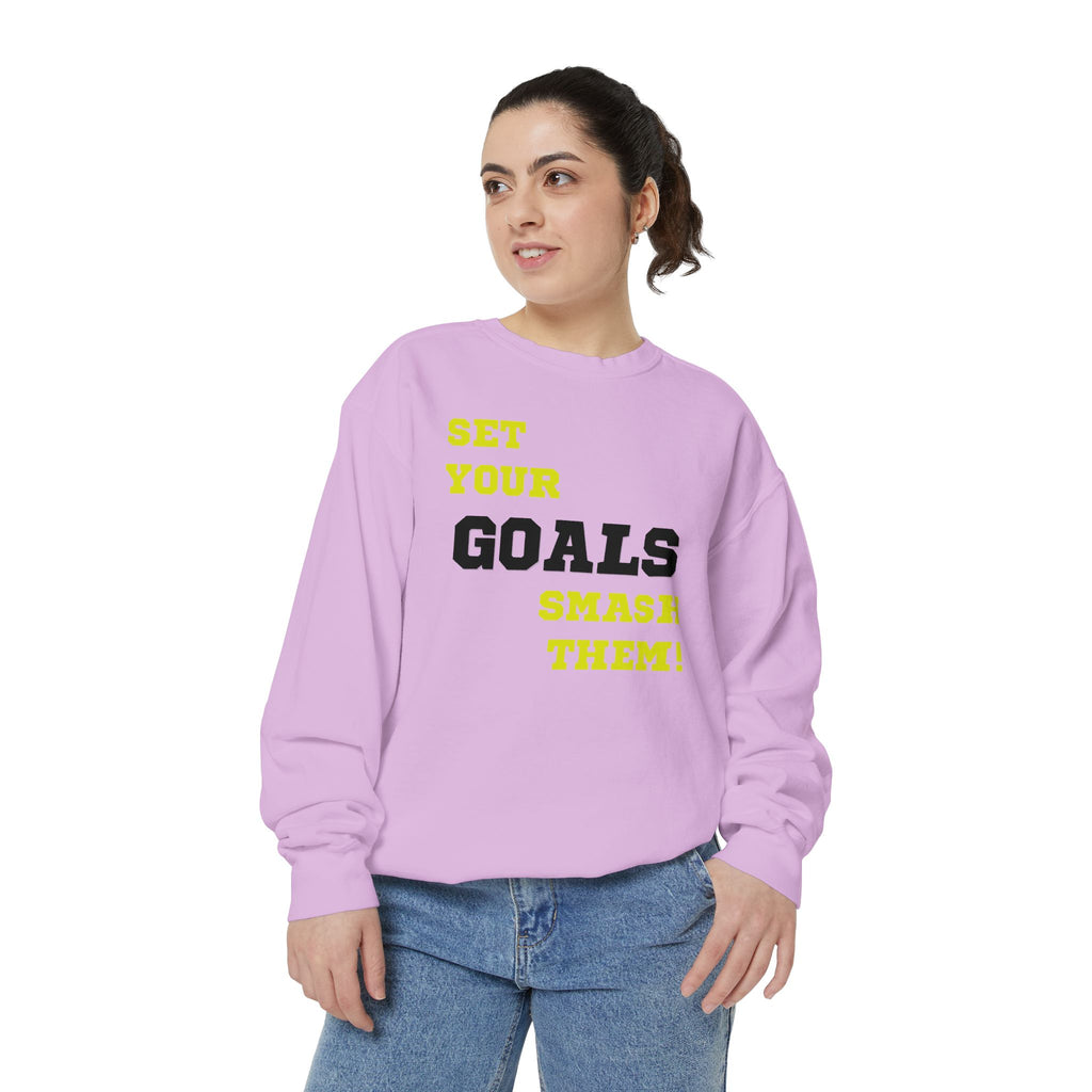 Set Goals | Motivational Crewneck Sweatshirt