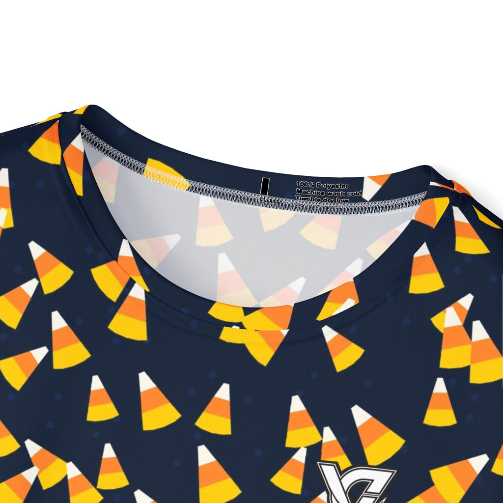 Halloween Ghostly Night Candy Corn Toss Multipurpose Athletic Shirt