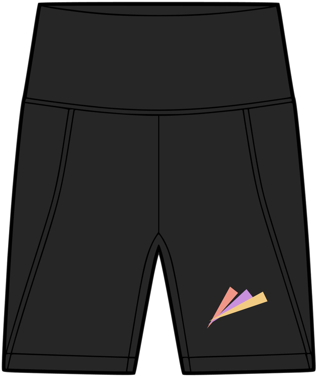 Sunset Vector | Women's Biker Shorts with Pockets