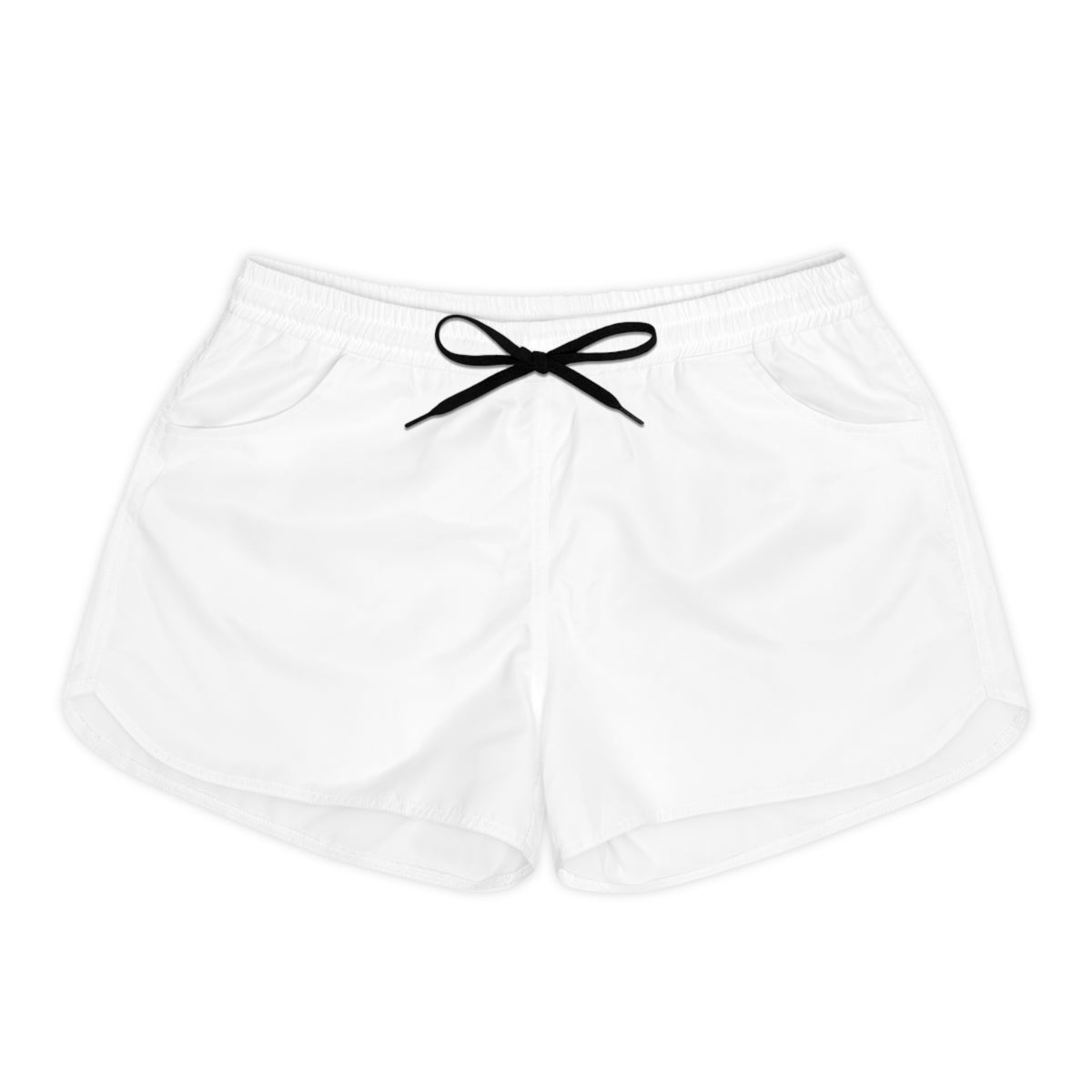 Women's Multipurpose Athletic Shorts with Pockets | White