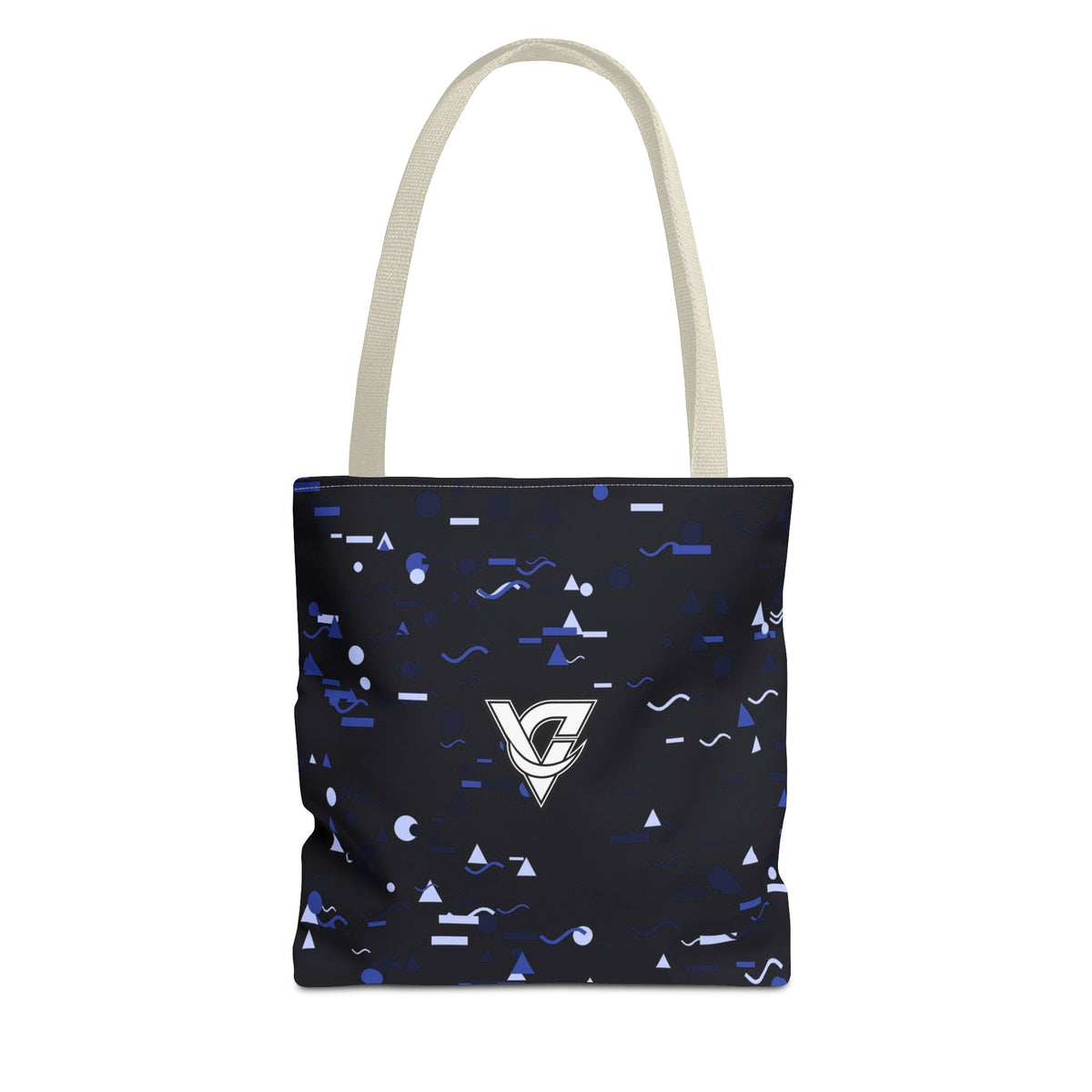 Midnight Confetti Tote Bag — All-Over Print Gym & Everyday Tote