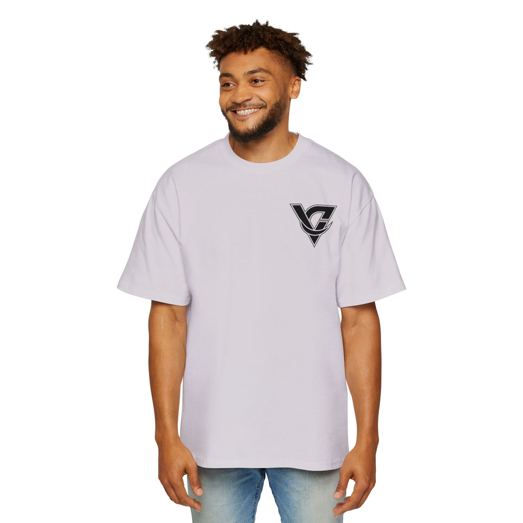 Graphic Tee — Minimal Geometric V Logo Chest Print