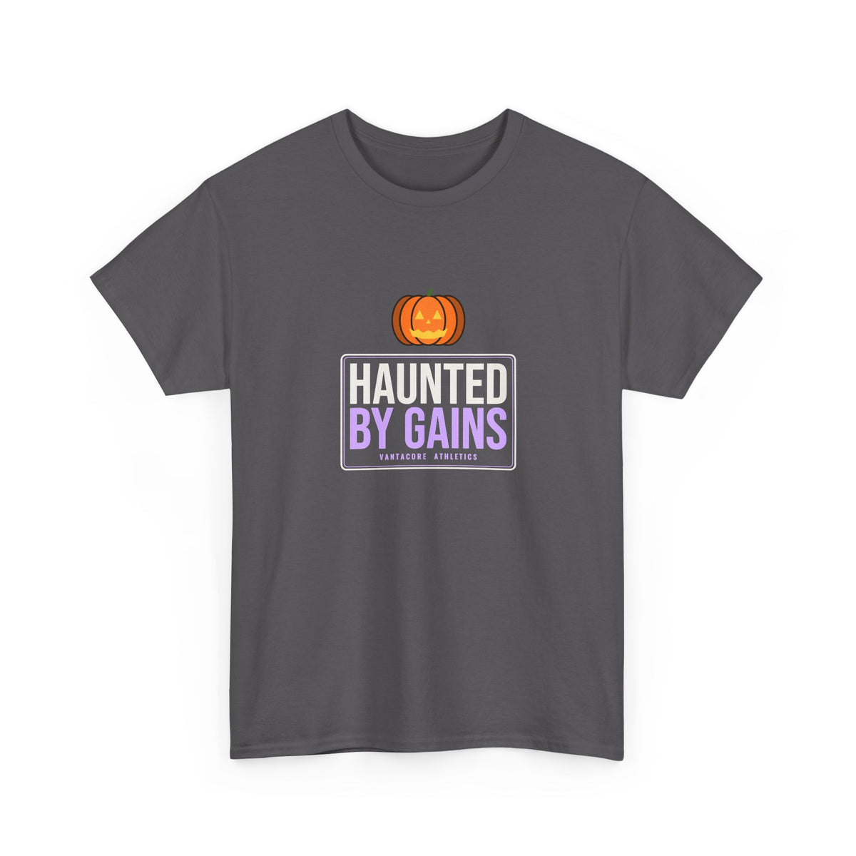 Haunted By Gains | Men's Halloween Graphic Gym T-Shirt