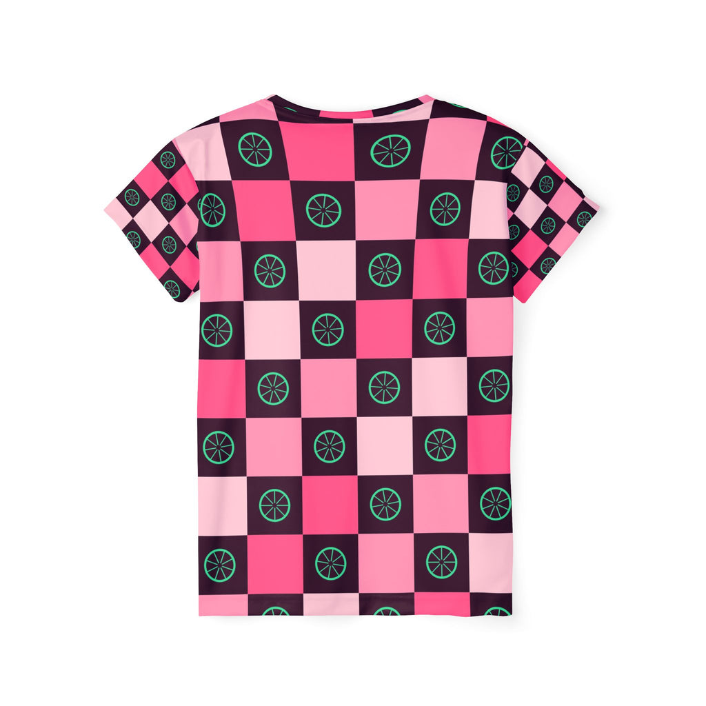 Cycling Flamingo Fizz Checker Drive Women's Sports Jersey
